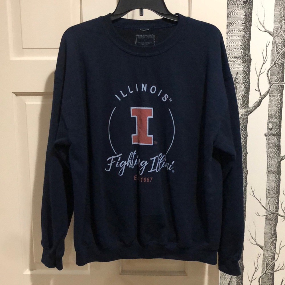 Illinois Fighting Illini Crewneck Sweatshirt